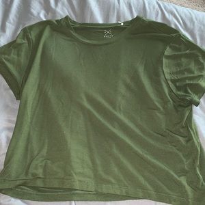 Packin basic semi crop top